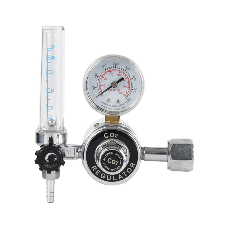 Beheizter Kohlendioxid-CO2-Regler Vollmessing-Gasregler mit einstellbarem Druck
