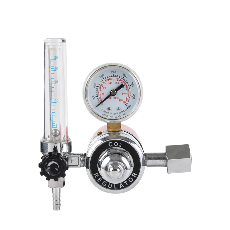 Beheizter Kohlendioxid-CO2-Regler Vollmessing-Gasregler mit einstellbarem Druck