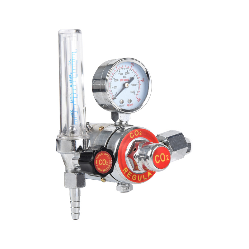 Beheizter Kohlendioxid-CO2-Regler Vollmessing-Gasregler mit einstellbarem Druck