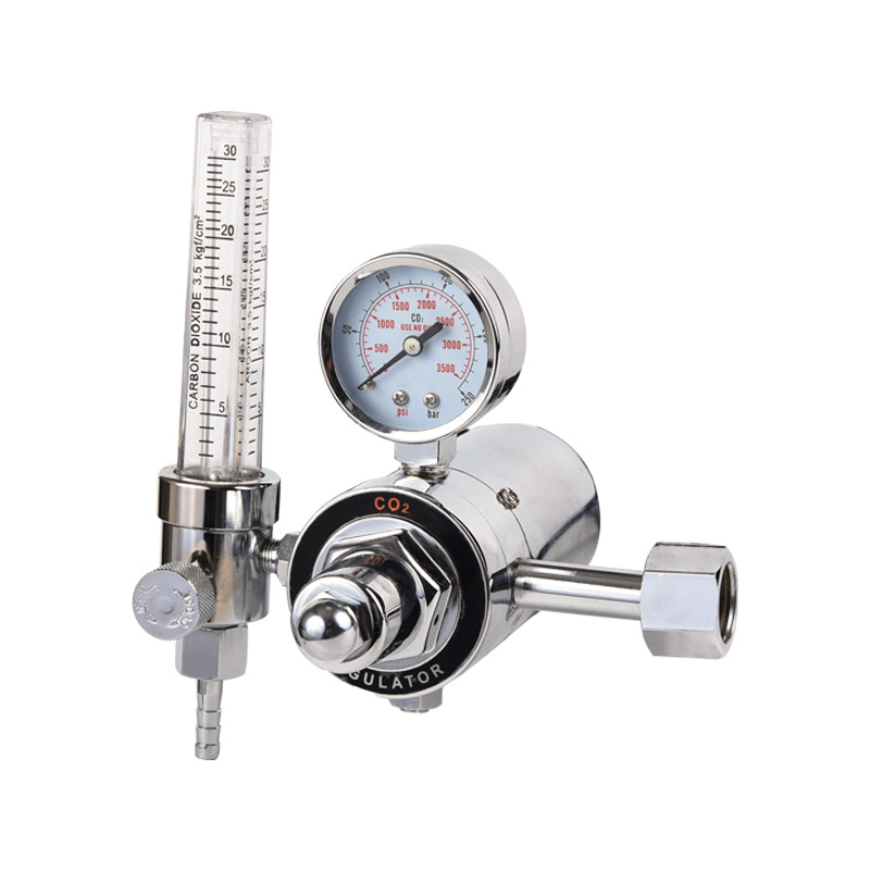 Beheizter Kohlendioxid-CO2-Regler Vollmessing-Gasregler mit einstellbarem Druck