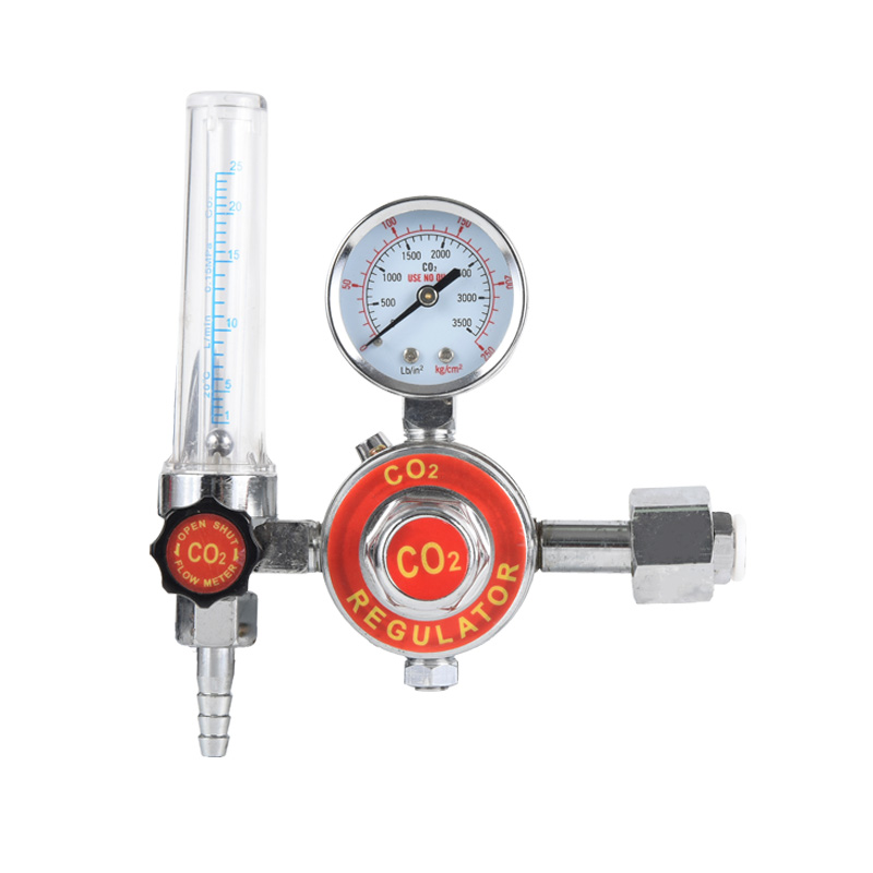 Beheizter Kohlendioxid-CO2-Regler Vollmessing-Gasregler mit einstellbarem Druck